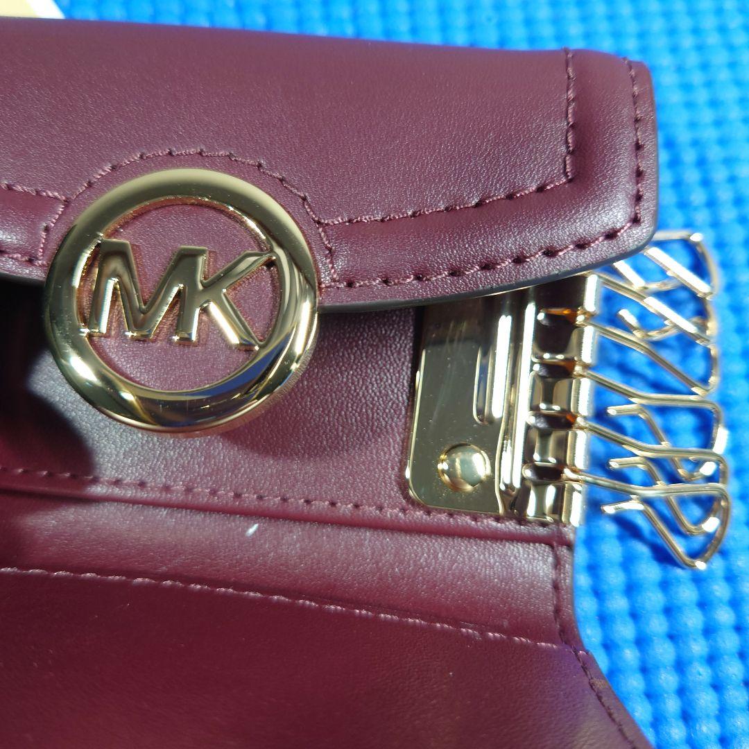 新品☆MICHAEL KORS キーケース　ブラウン レザー キーケース マイケルコース MICHAEL KORS キーケース （ブラウン） -waja