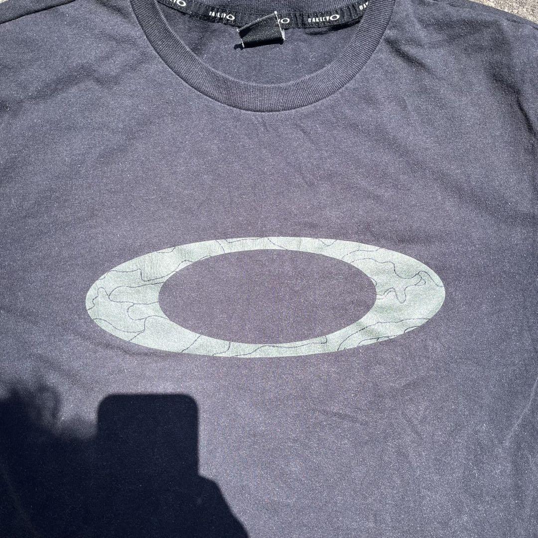 00s OAKLEY オークリー Tシャツ y2k archive カモフラ 黒 - メルカリ