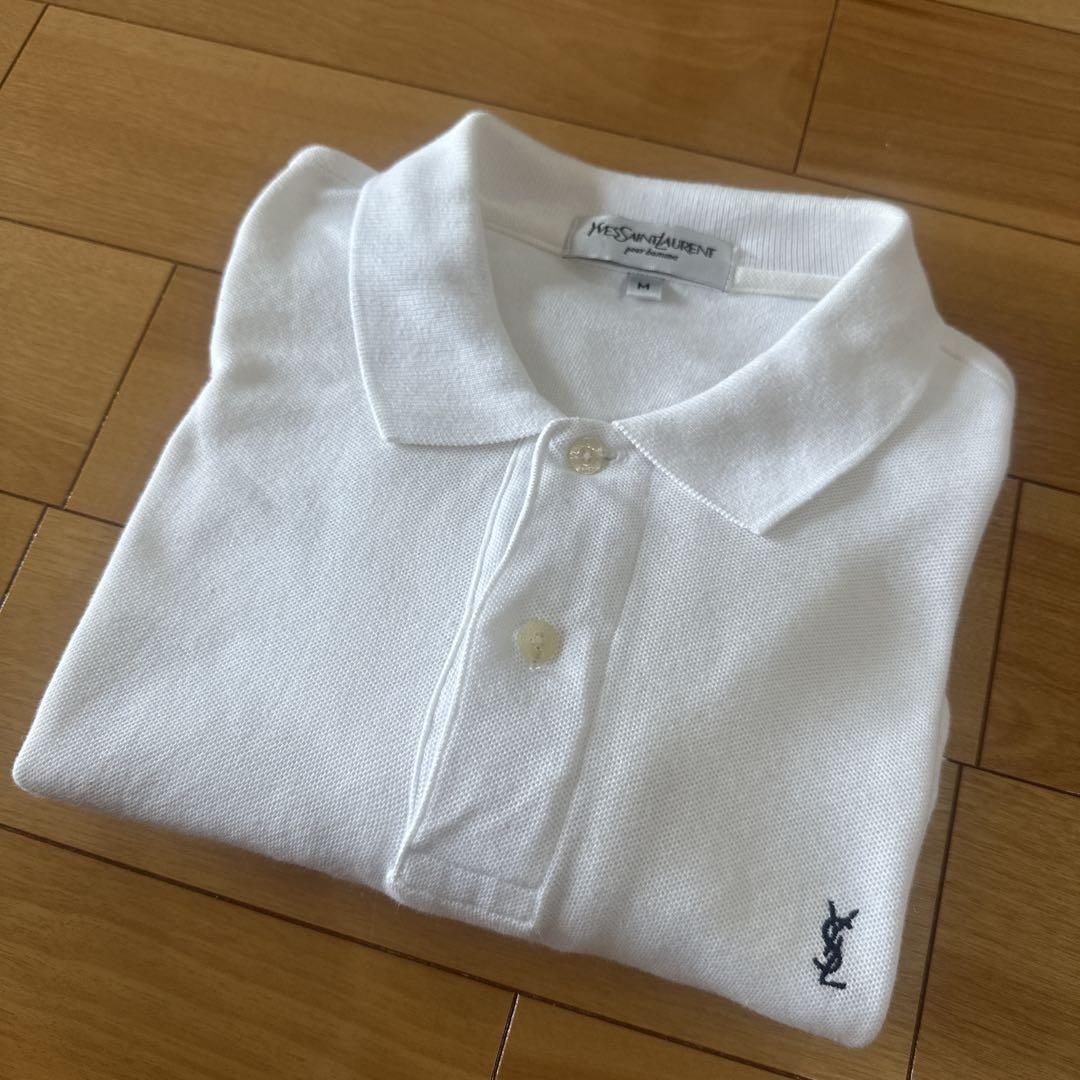 YSL イヴサンローラン yves saint laurent ポロシャツ M - メルカリ