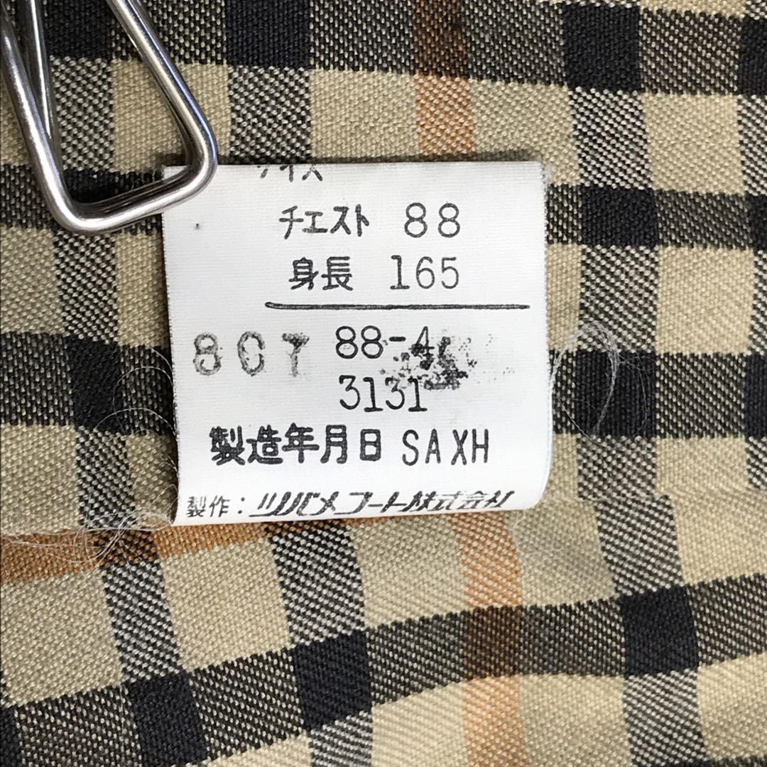 DAKS【ベージュ★Ｌサイズ】ステンカラー コート　ライナー付き メンズ　秋冬