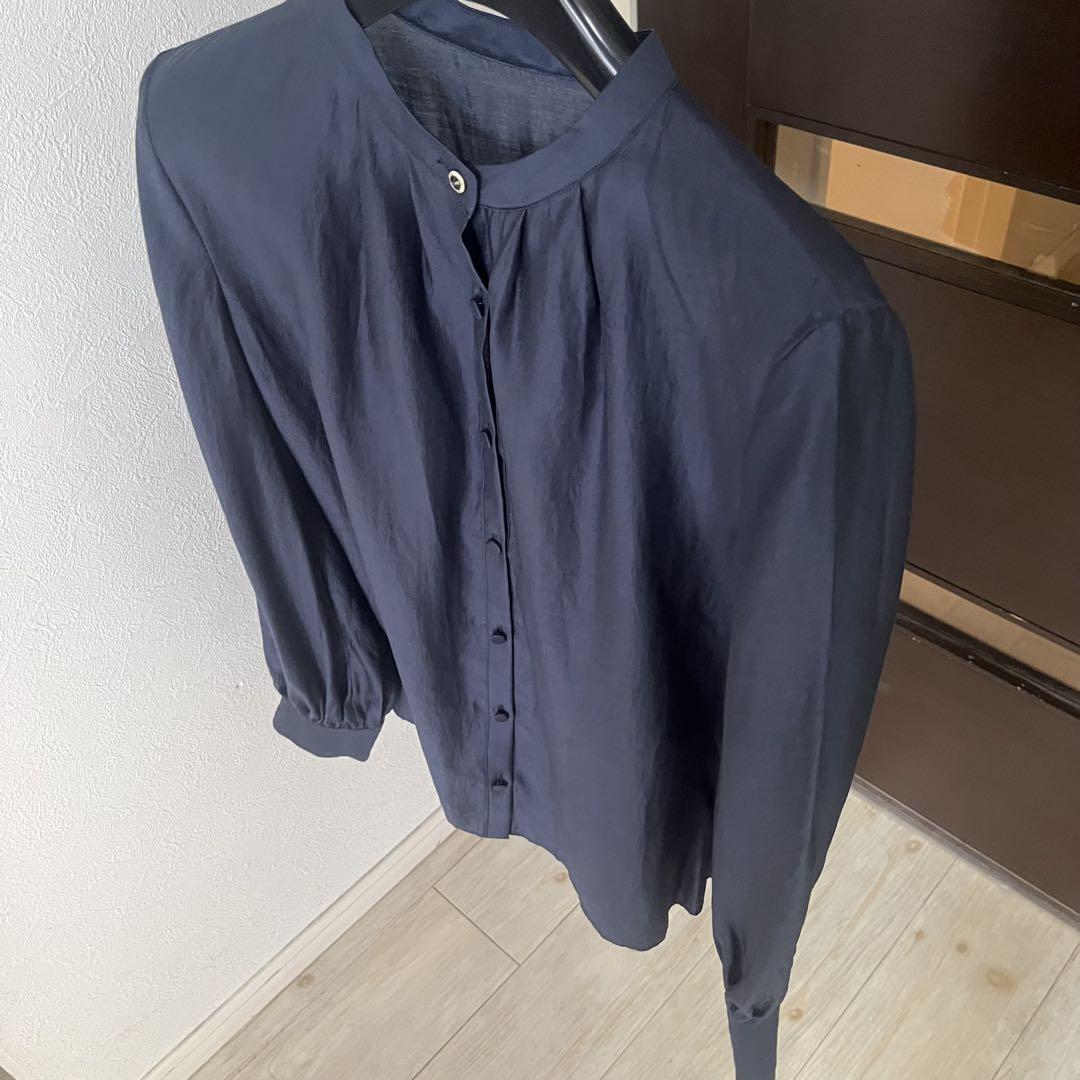 新品☆ANAYI オーガンジーパフ袖ブラウス/セオリー、23区、ロペ