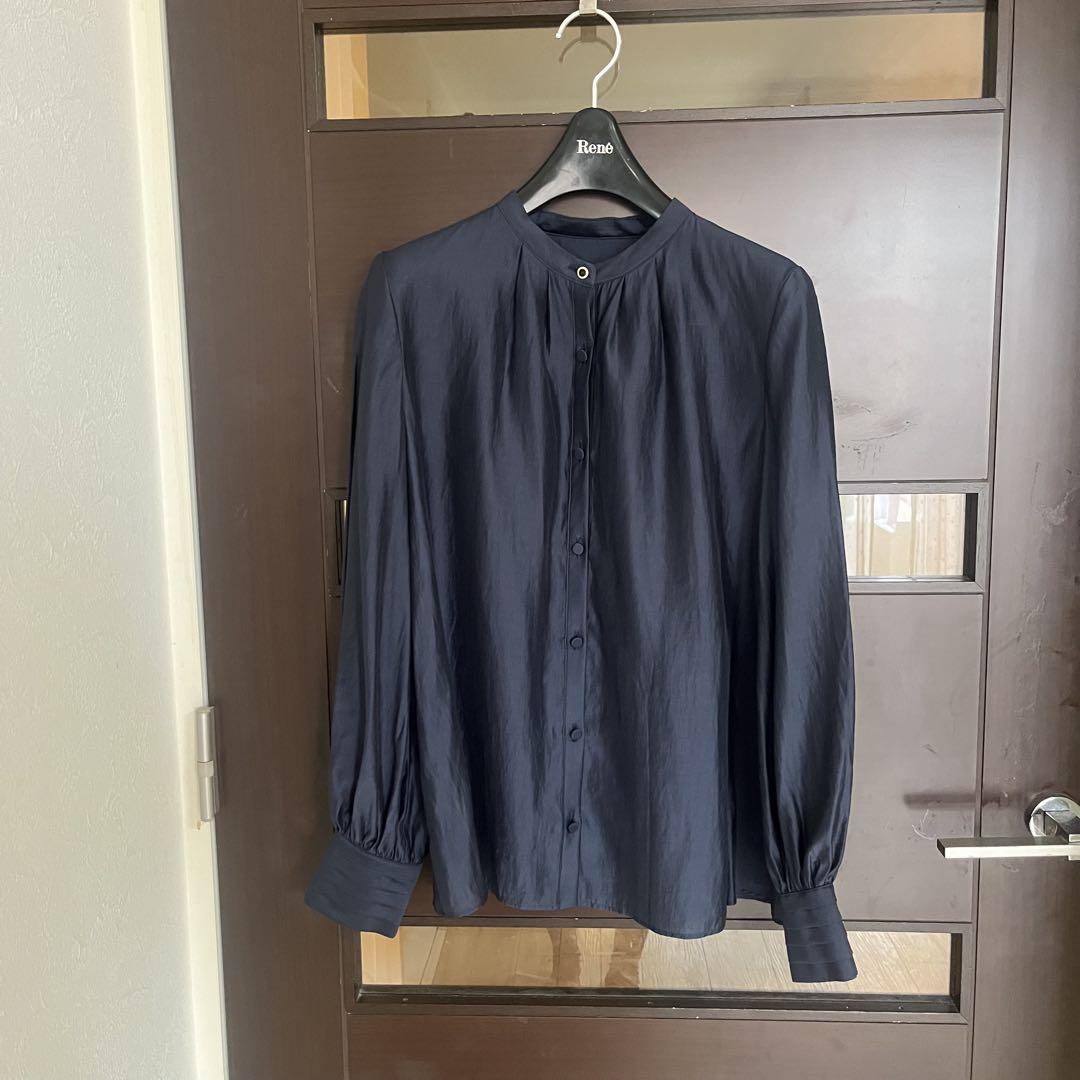 新品☆ANAYI オーガンジーパフ袖ブラウス/セオリー、23区、ロペ