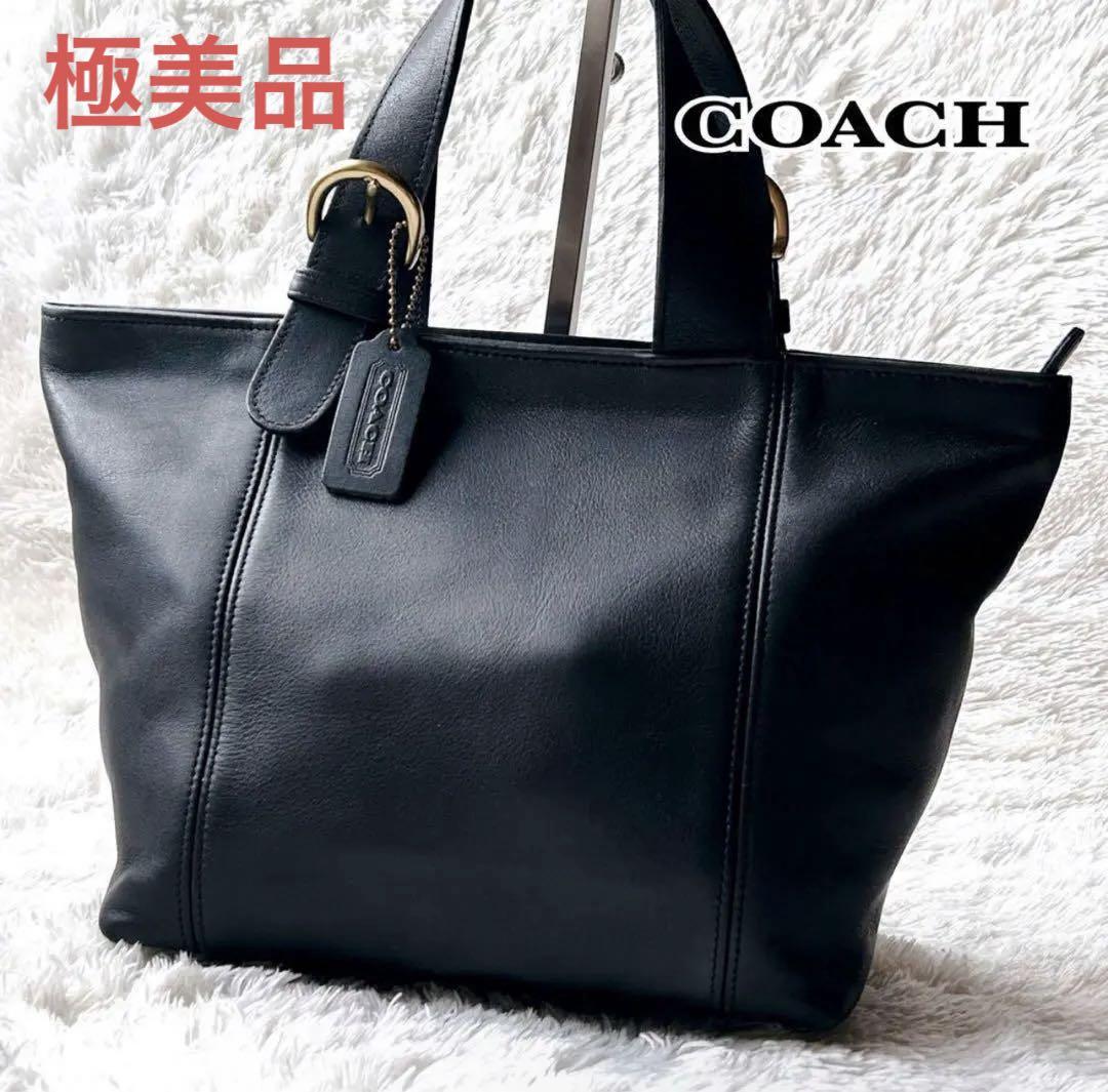 極美品✨ オールドコーチ COACH 黒 トートバッグ ハンドバッグ