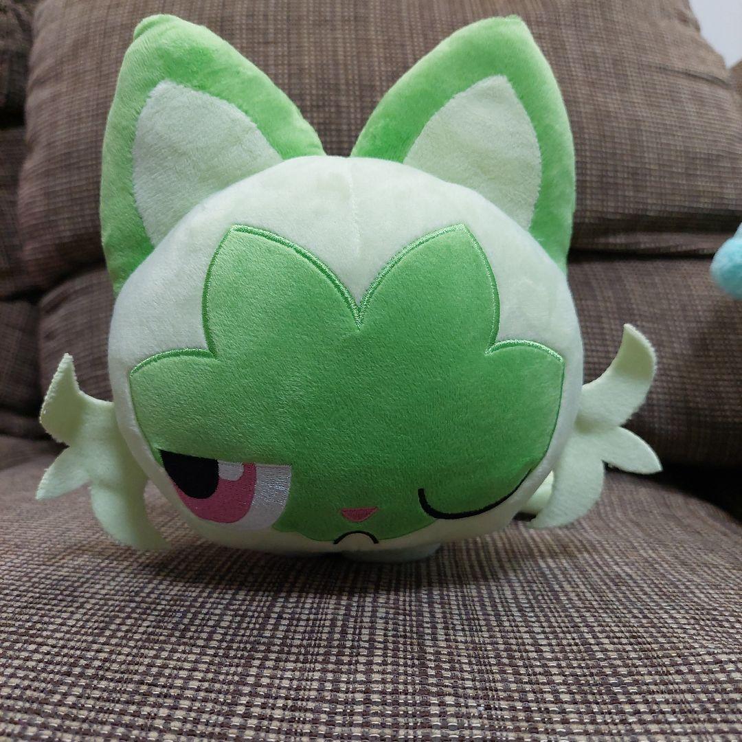 タグ付き ポケモンセンター限定 ニャオハ 初夢ぬいぐるみ