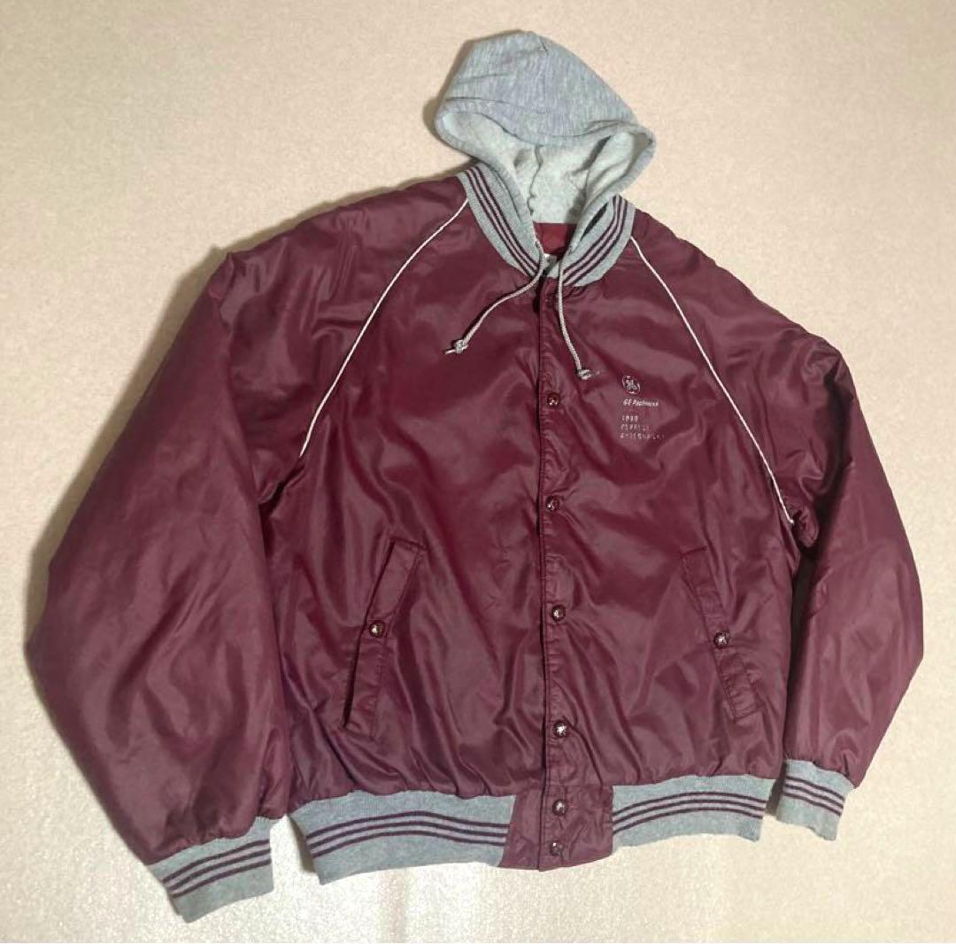 90s King Louie USA製 フード 切替 スタジャン ジャンバー