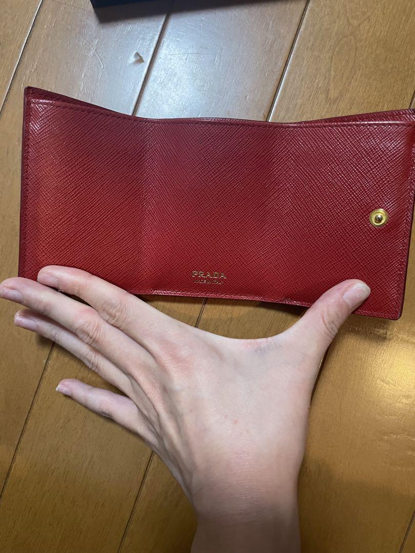 限界値下げ】PRADA サフィアーノ 三つ折財布