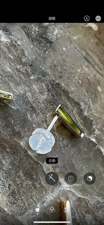 オリジナルピアス、ピンクゴールド