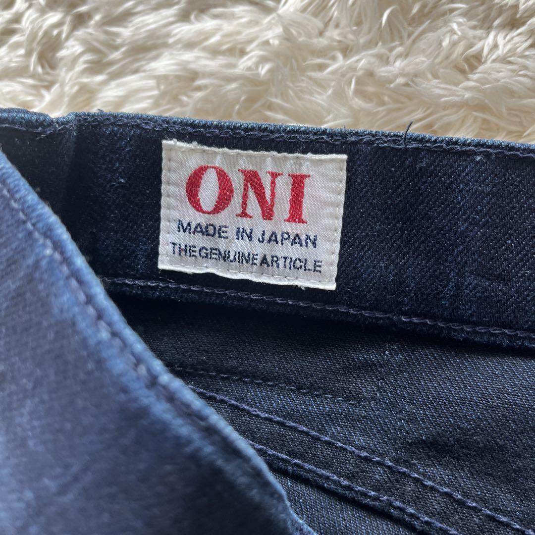 ONI 鬼デニム ONI-526S ストレッチ ジーンズ インディゴ 34