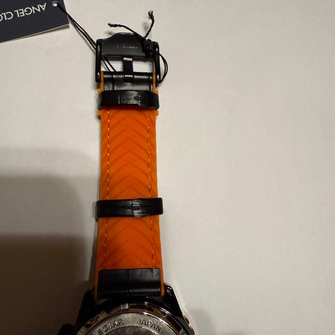 【新品 未使用】 エンジェルクローバー ソーラー タイムクラフトダイバー 時計