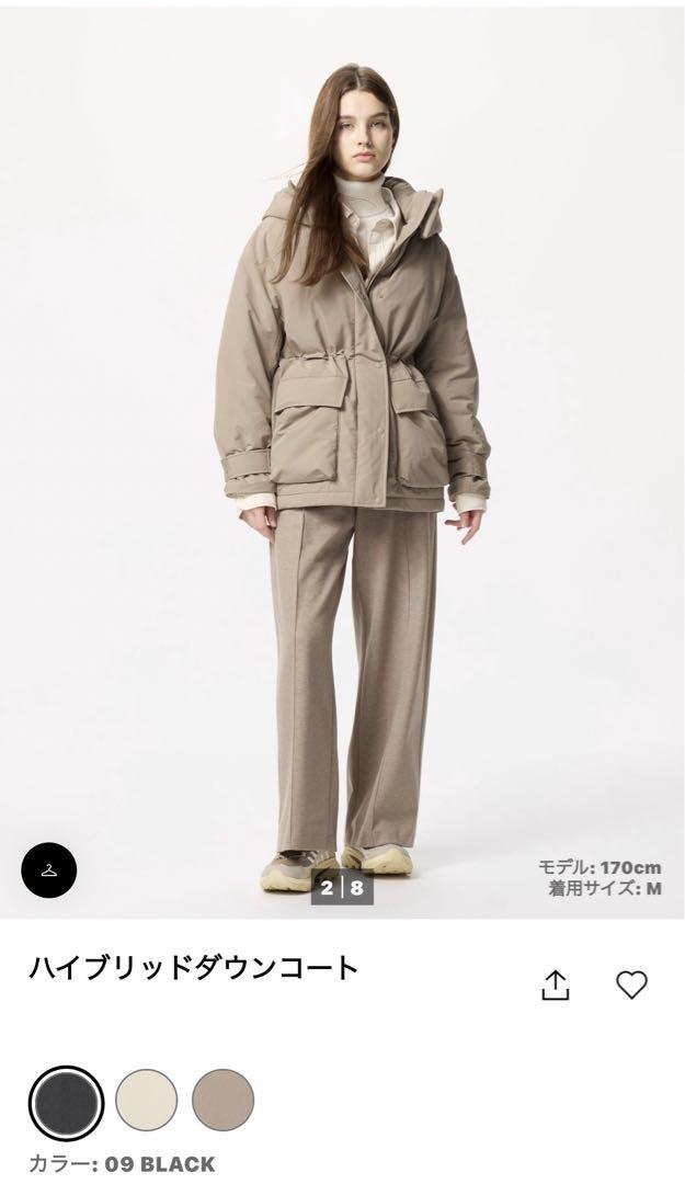 新品未使用 ハイブリッドダウンコート XXL ブラック 黒 未使用