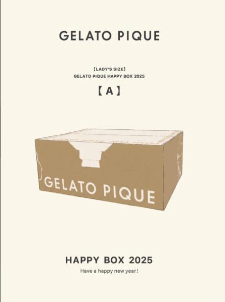 【福袋】GELATO PIQUE HAPPY BOX 2025<A> ジェラートピケ 福袋 GELATO PIQUE HAPPY BOX 2025 A