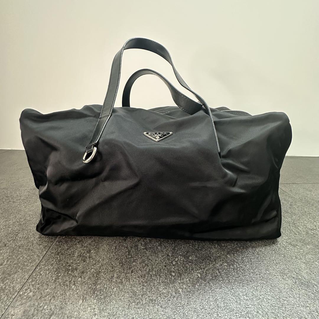 PRADA ナイロンボストンバッグ ブラック