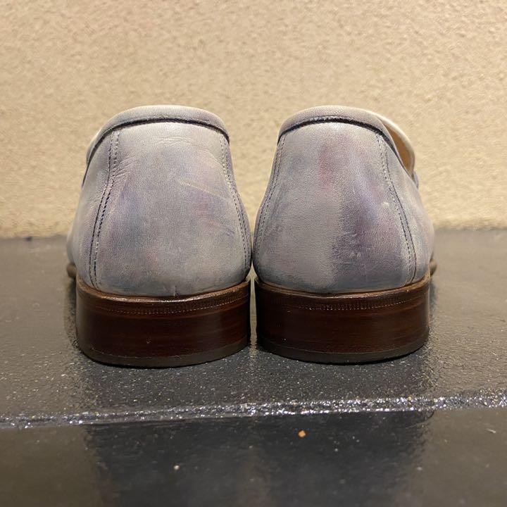 シルバノラタンジ　カーフローファー