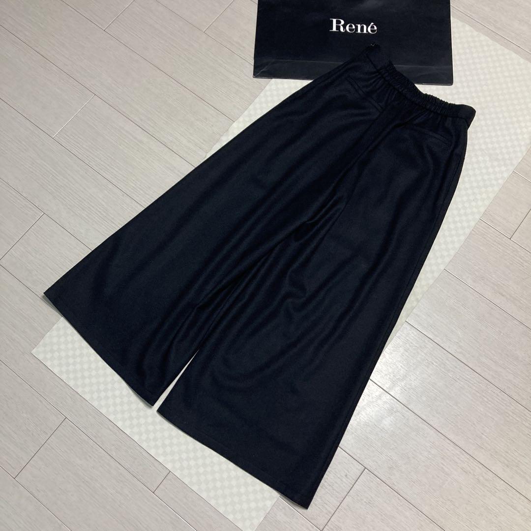 美品¥46,200♡2024年Rene 松本まりか着用パンツ(黒)