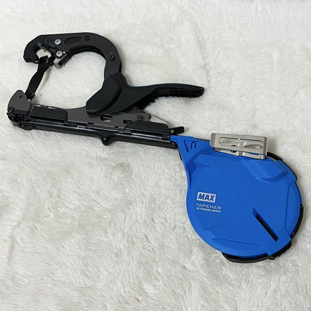 未使用級 箱付 MAX 強保持力 テープナー HT-S45E 結束機 農業 果樹