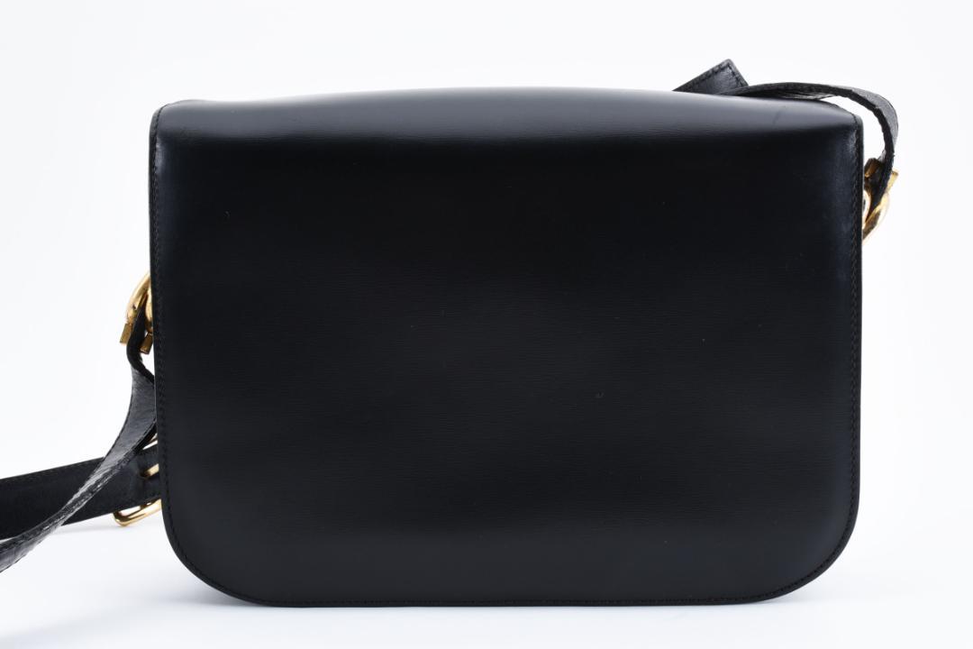 【極美品】CELINE セリーヌ 金馬 ショルダーバックトリオンフ レザー