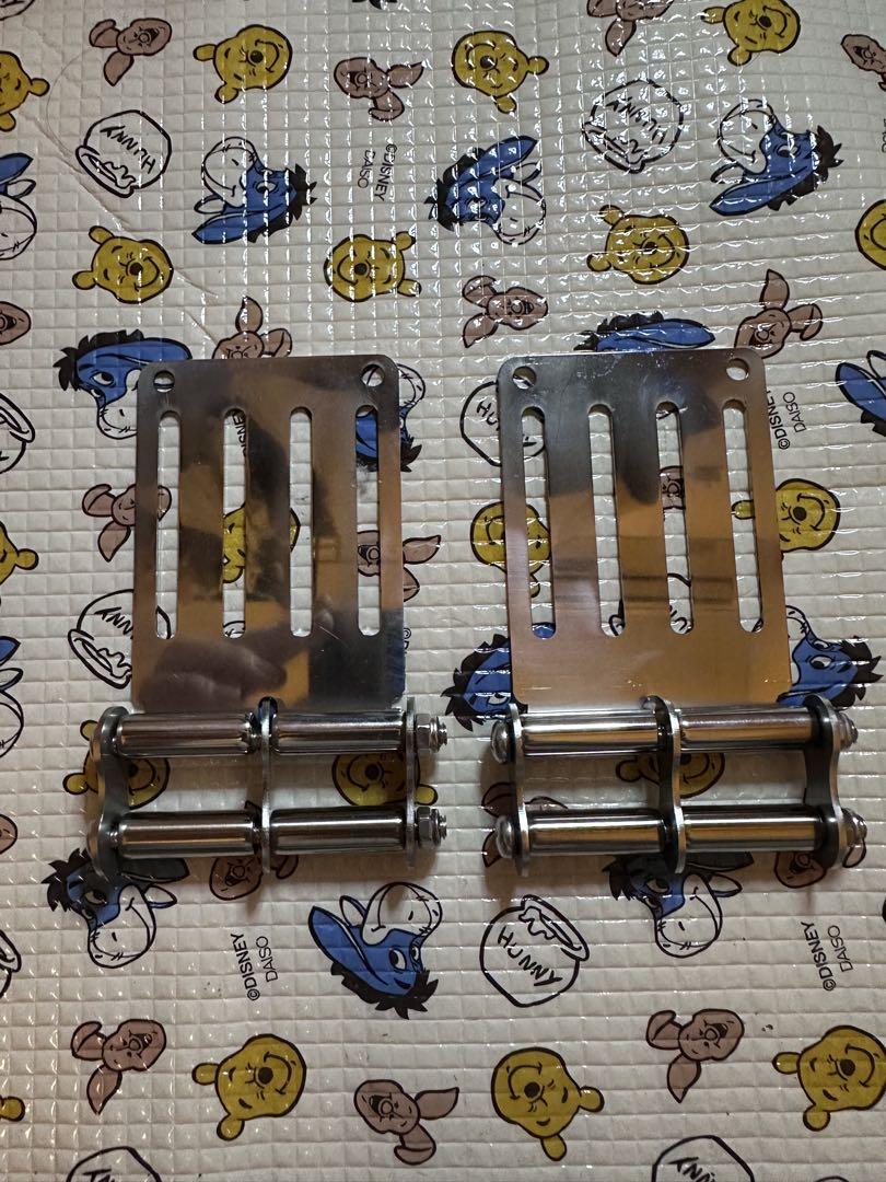 ニックス風　ベルトループ ステンレス製 ＋2段チェ－ン2個セット