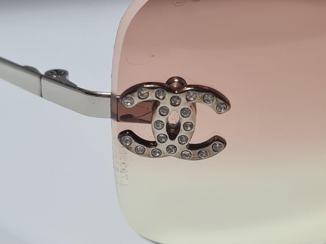 CHANEL ラインストーン サングラス 4017-Ｄ シャネル