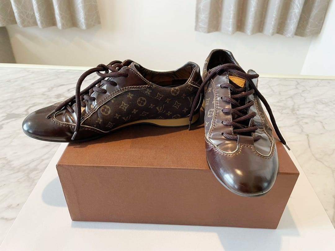 超美品の LOUIS VUITTON ゴルフシューズ スニーカー スニーカー