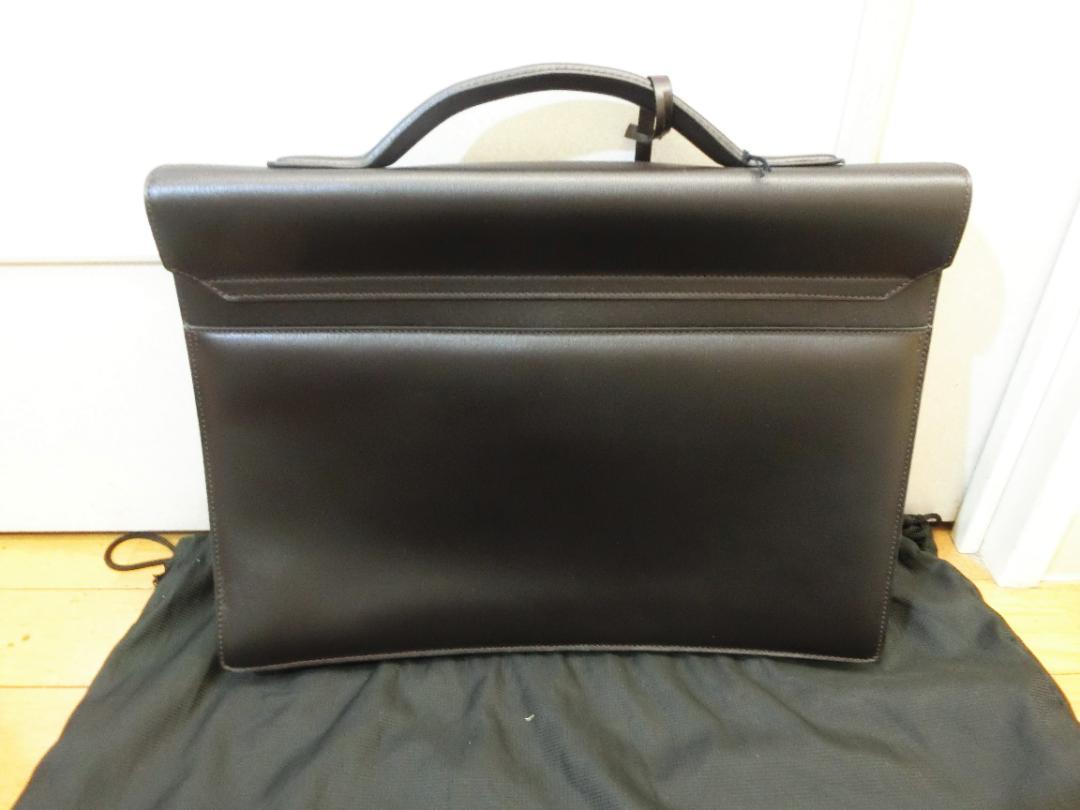 ★ダンヒル☆サイドカー ブリーフケース ダークブラウン☆新品