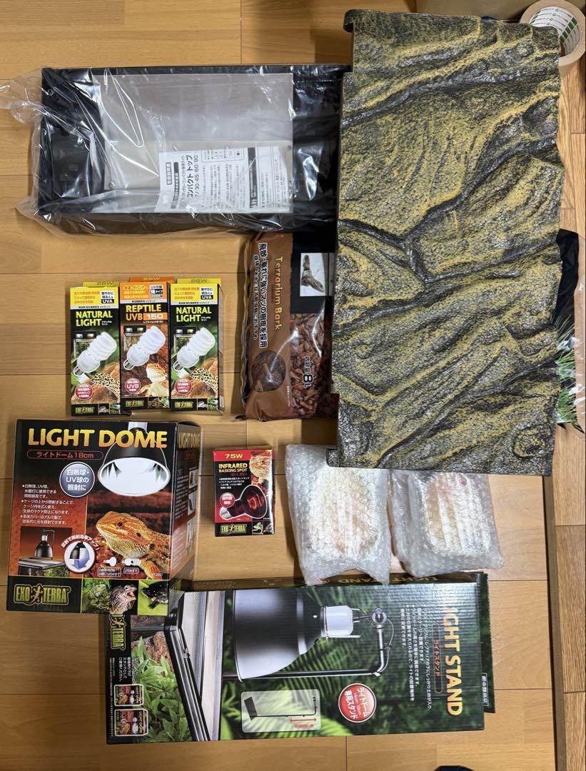 S*N様 爬虫類・両生類用レイアウトセット　フトアゴヒゲトカゲ　gex 飼育セッ