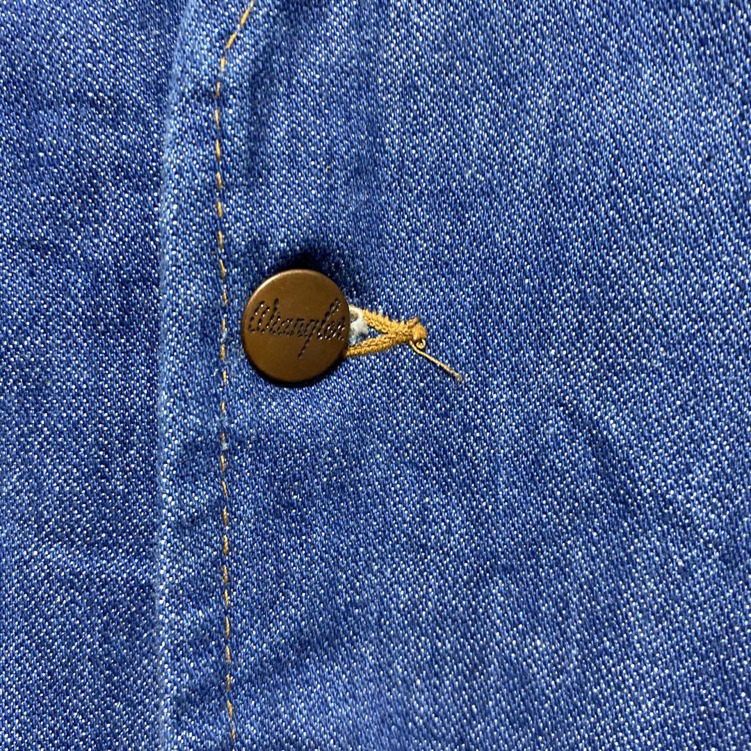 古着 80年代 ラングラー Wrangler フラッグ白タグ デニムベスト