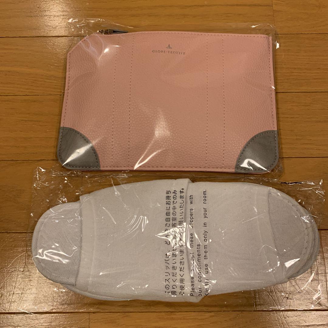 ANAビジネスクラスアメニティとスリッパ