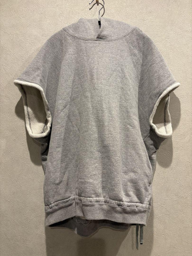 美品　ARGUE DRY COTTON PLANE SWEAT FOODIE
