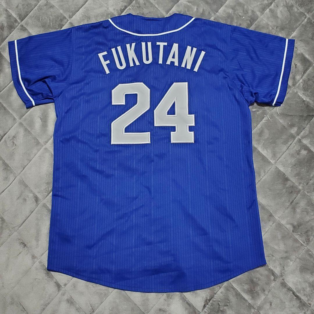 【美品】中日ドラゴンズ 24 福谷 ハイクオリティ ユニフォーム サイズL 青