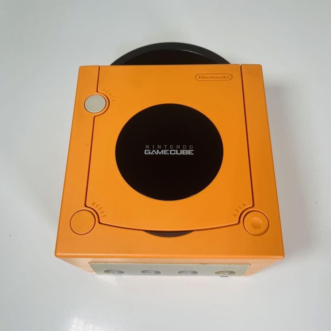 Nintendo ゲームキューブ本体 オレンジ コントローラー