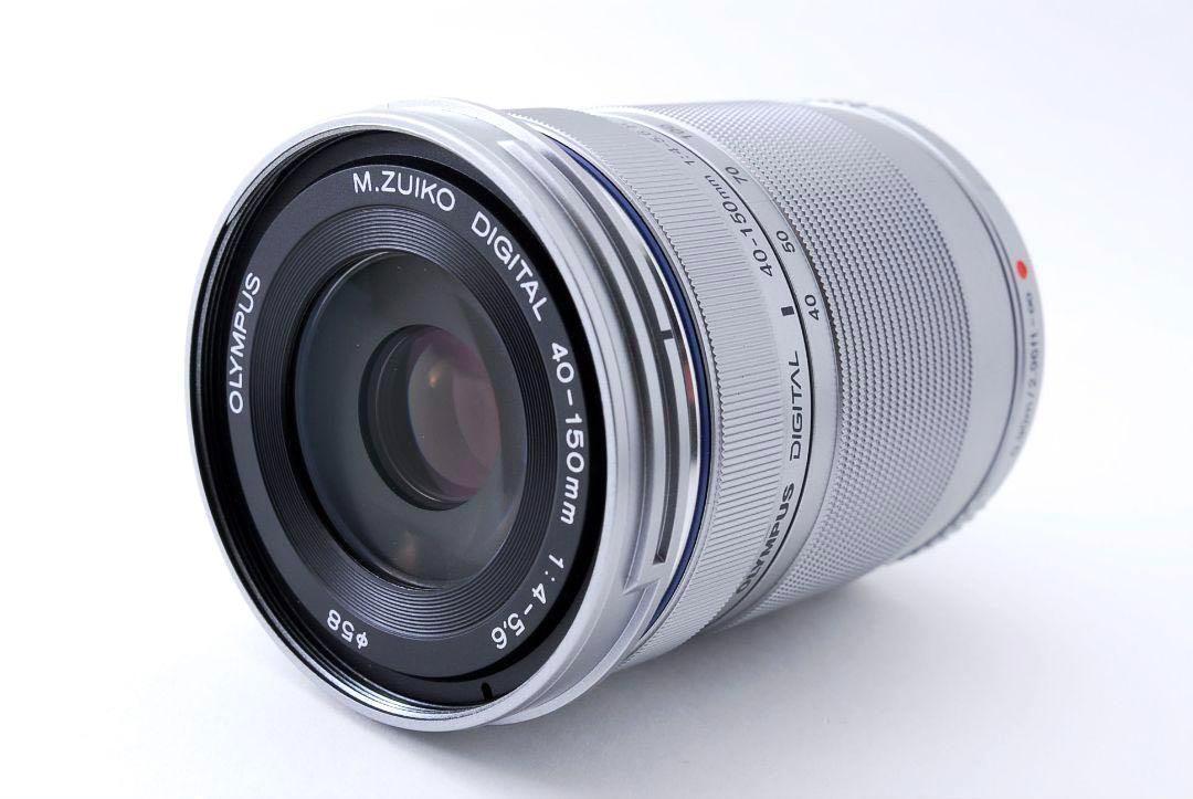 ほぼ新品❤旅行・スポーツに❤️ M.ZUIKO 40-150mm R シルバー ❤旅行・スポーツに❤️ M.ZUIKO 40-150mm R シルバー カメラ