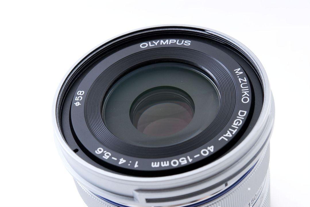 ほぼ新品❤旅行・スポーツに❤️ M.ZUIKO 40-150mm R シルバー ❤旅行・スポーツに❤️ M.ZUIKO 40-150mm R シルバー カメラ