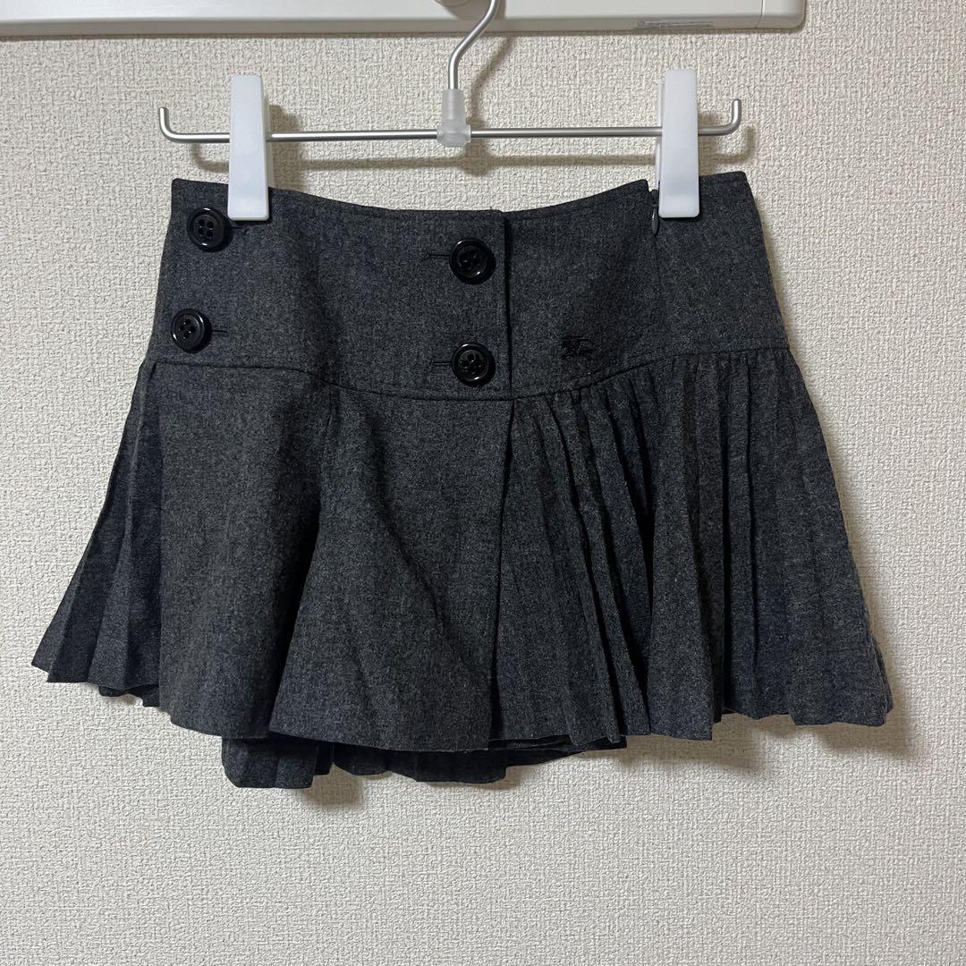 BURBERRY BLUE LABEL キュロットショートパンツ グレー 38
