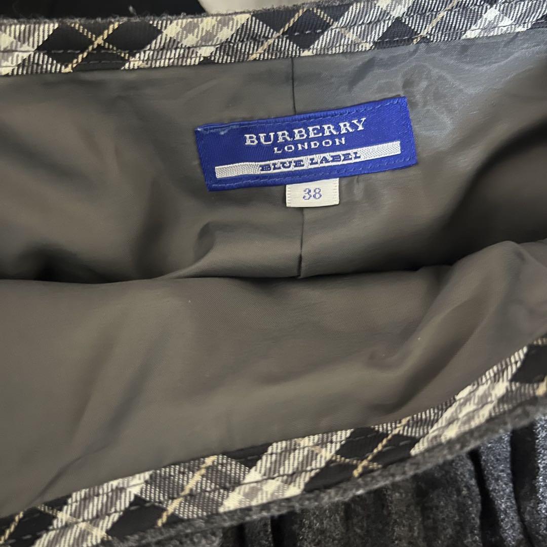 BURBERRY BLUE LABEL キュロットショートパンツ グレー 38