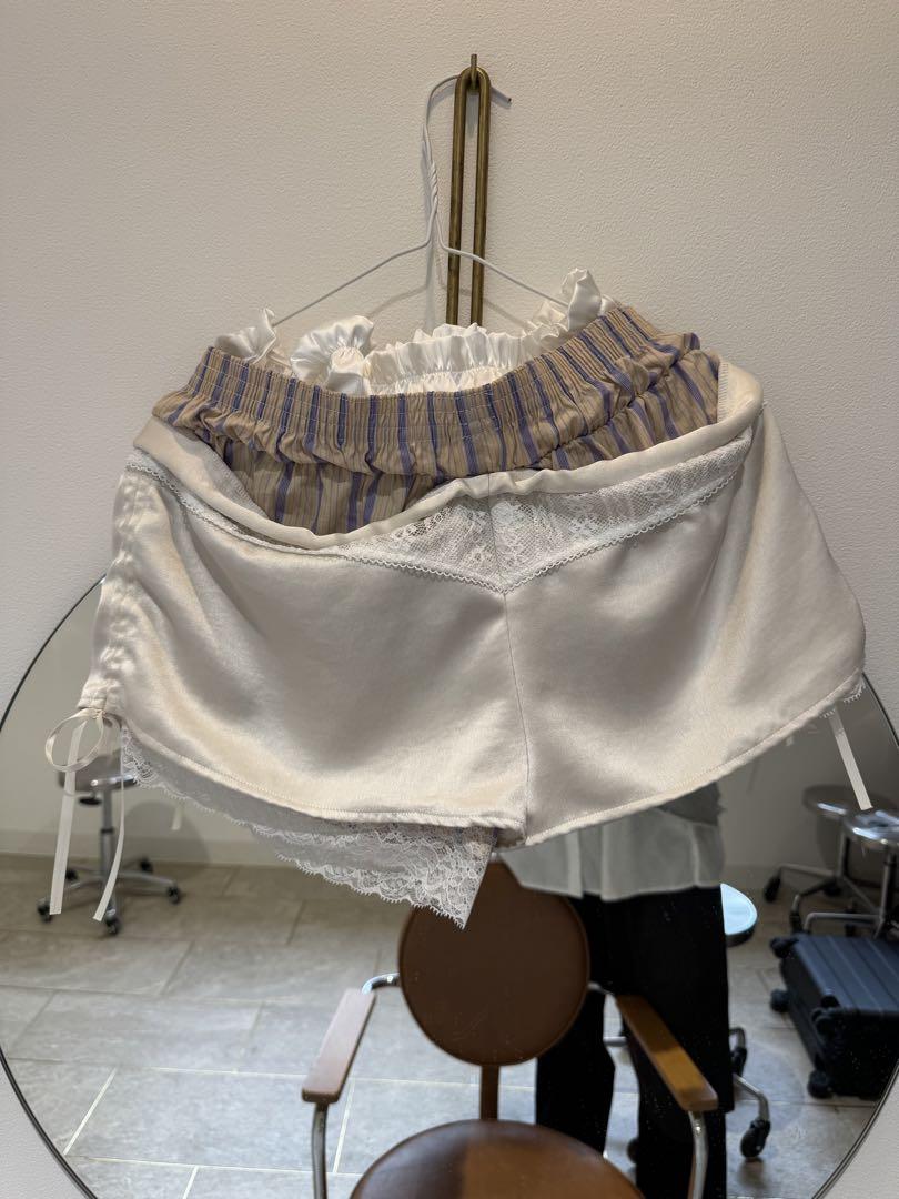 パンツ HP layered shorts shorts /Her Praha 25ss