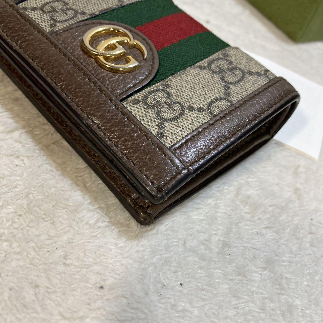 美品！ GUCCI グッチ コンパクト財布 折り財布