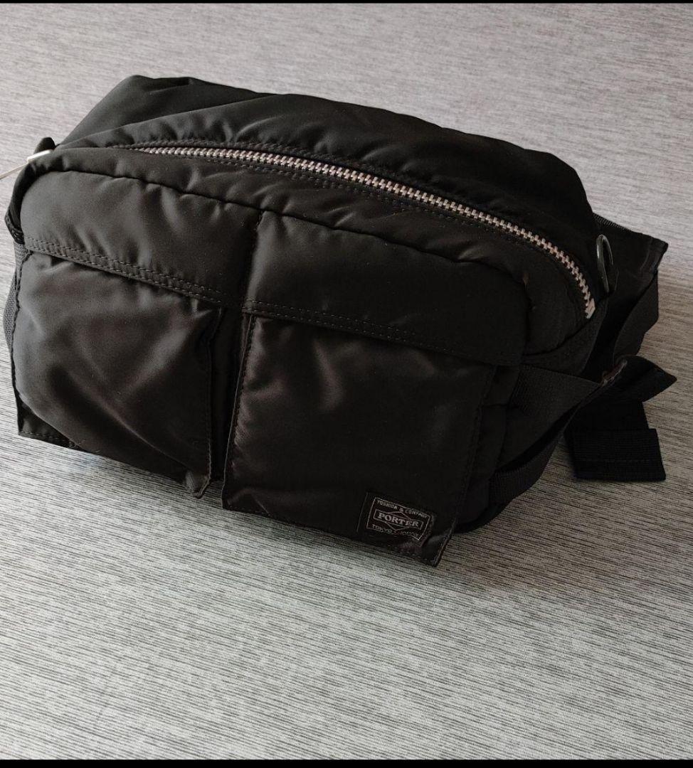 未使用品‼️PORTER ポーター タンカー ブラック ウエストバッグ 黒