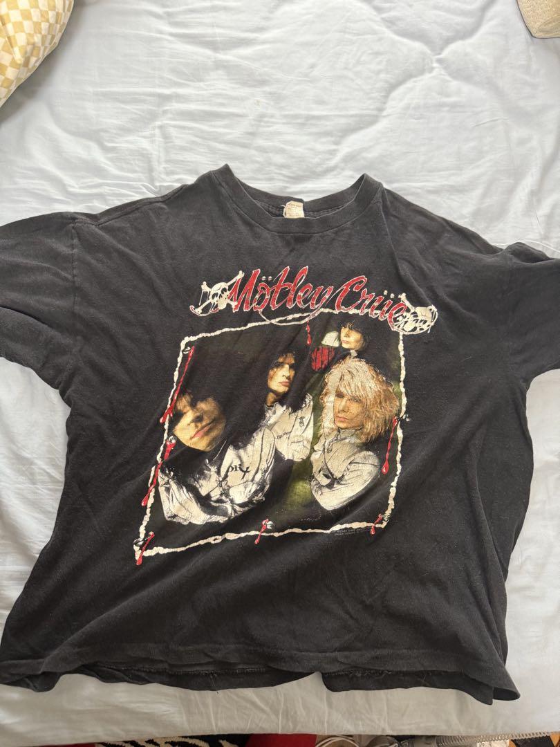 Mötley Crüe ブラック Tシャツ XL ビンテージバンドTシャツ