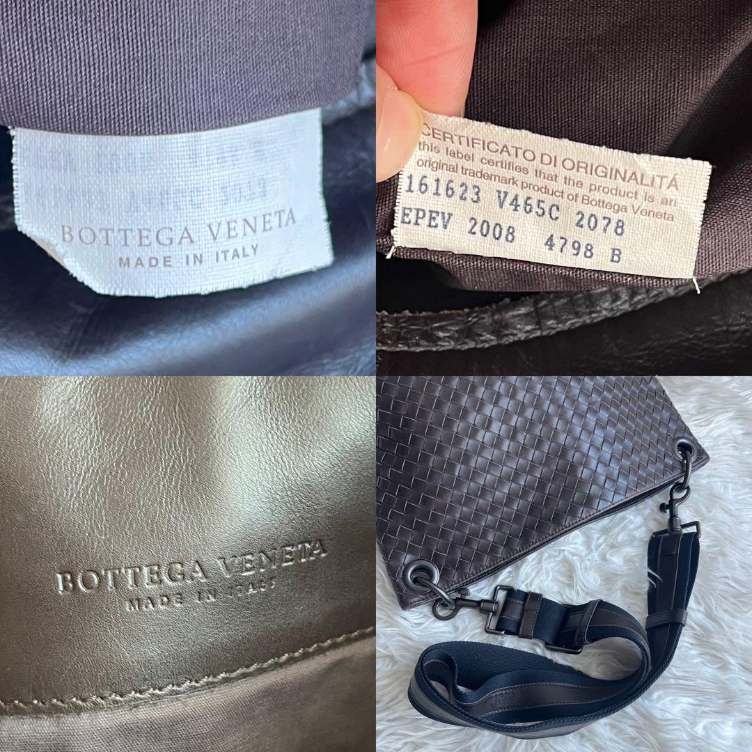 ✨️極美品✨️ BOTTGAVENETA イントレチャート ショルダーバッグ レザー