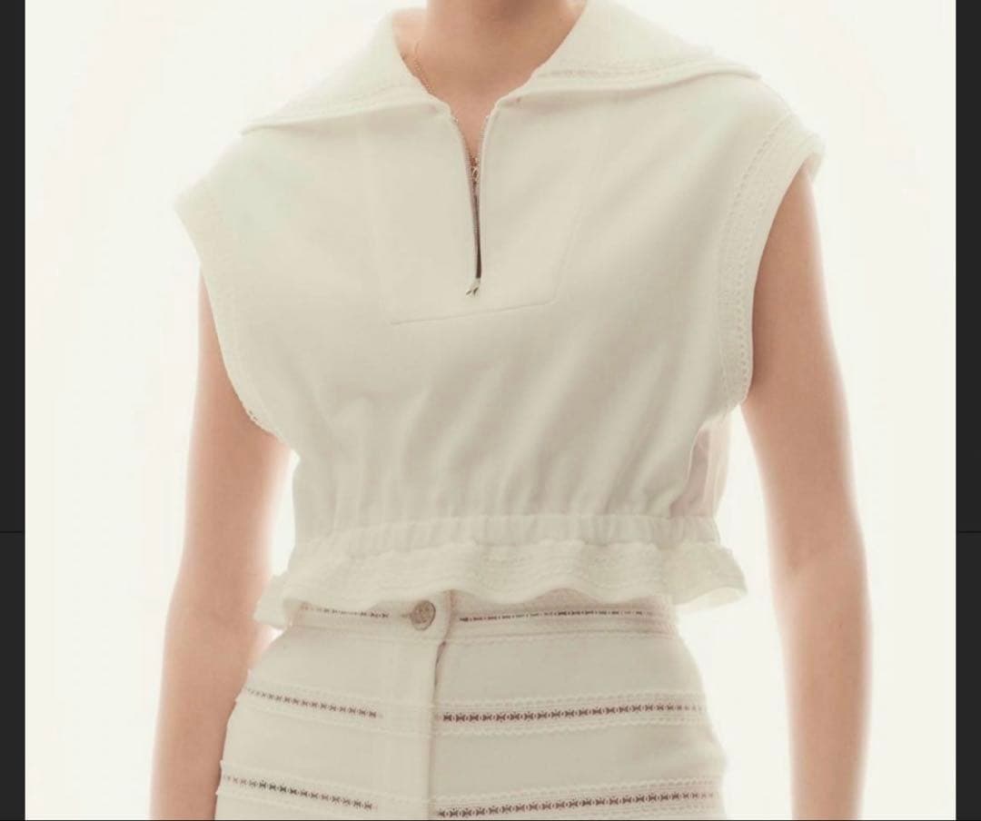 美品　シャネル　CHANEL ココビーチ　トップス　カットソー　36