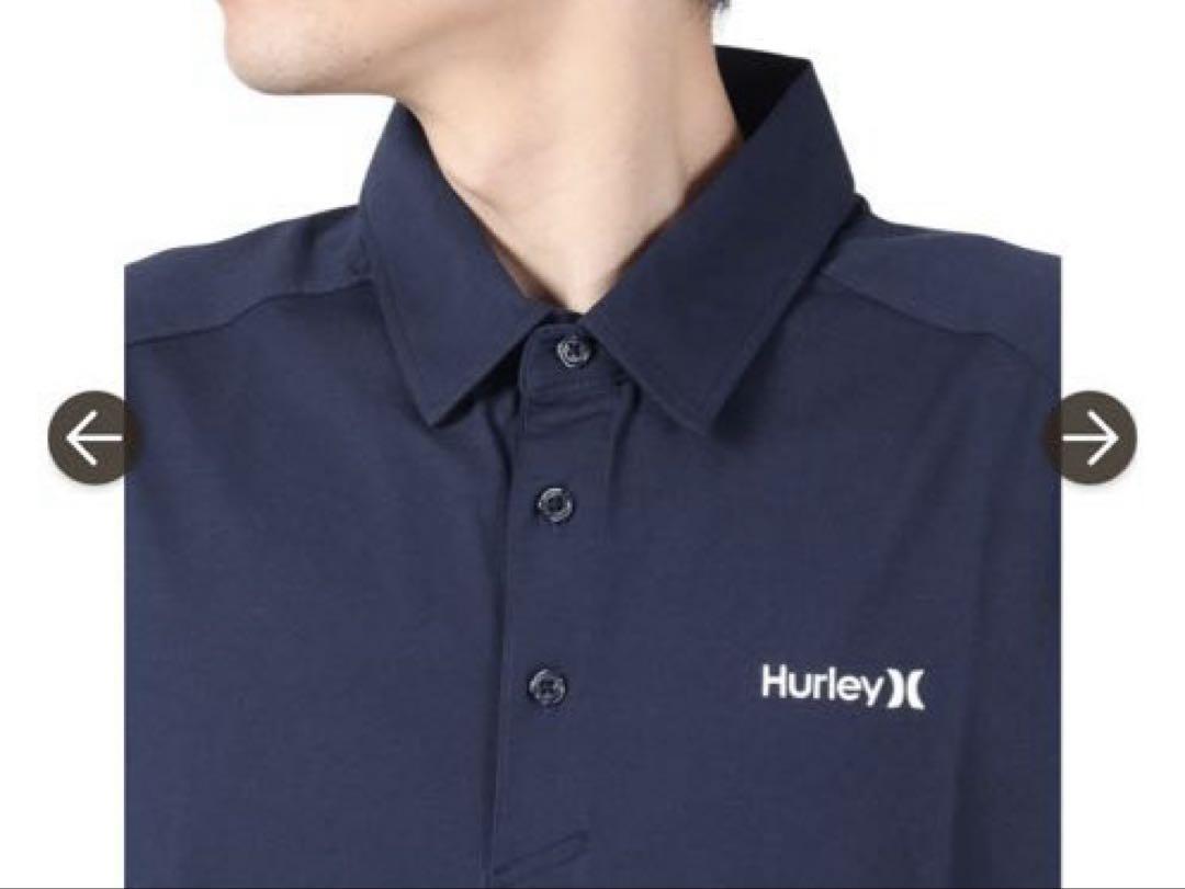 【新品】 HurleyGolf Phantomネイビー ポロシャツ L