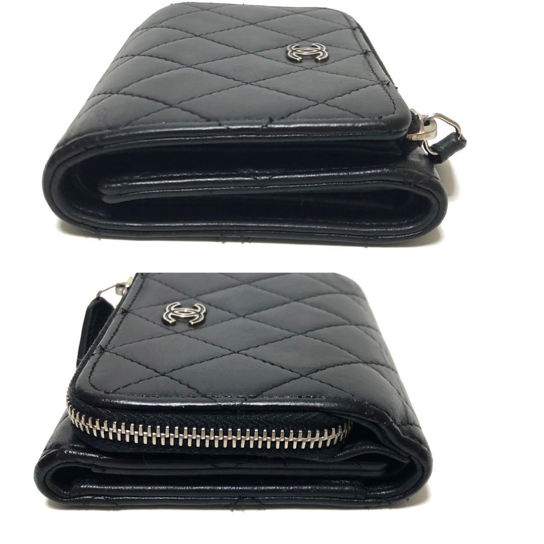シャネル⭐︎マトラッセ三つ折り財布⭐︎ラムスキン⭐︎極美品⭐︎ CHANEL・財布・小物・マトラッセ 三つ折り財布 ラムスキン