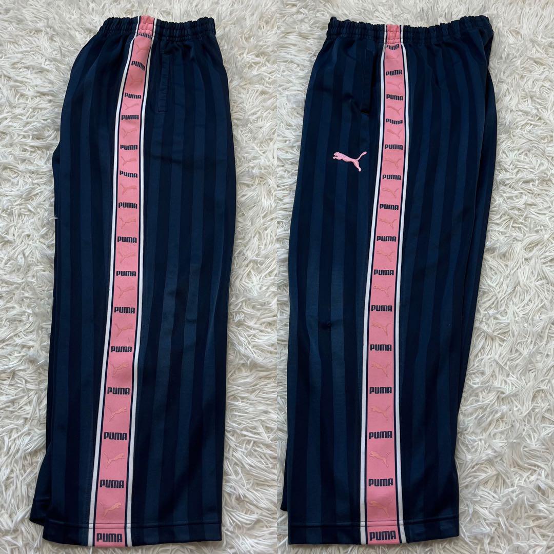 希少品✨廃盤品✨ PUMA ピンク デカロゴ ジャージ上下セット