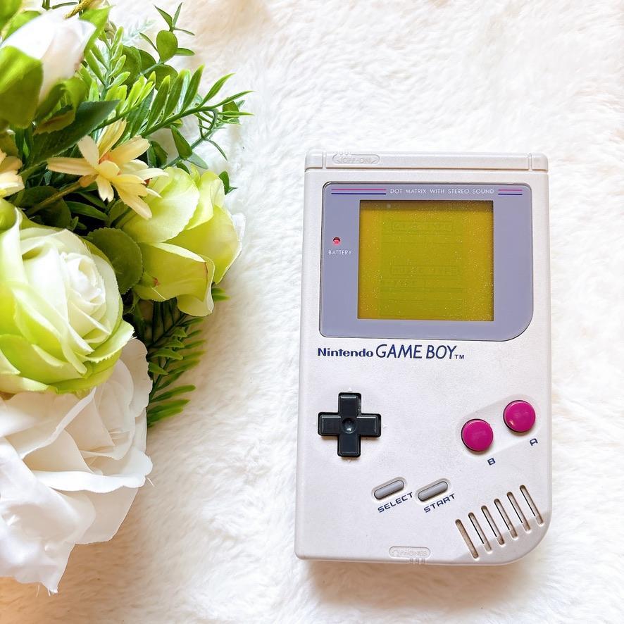 起動確認済み　初代 ゲームボーイ 本体　ジャンク品液晶に欠けあり　現状渡し