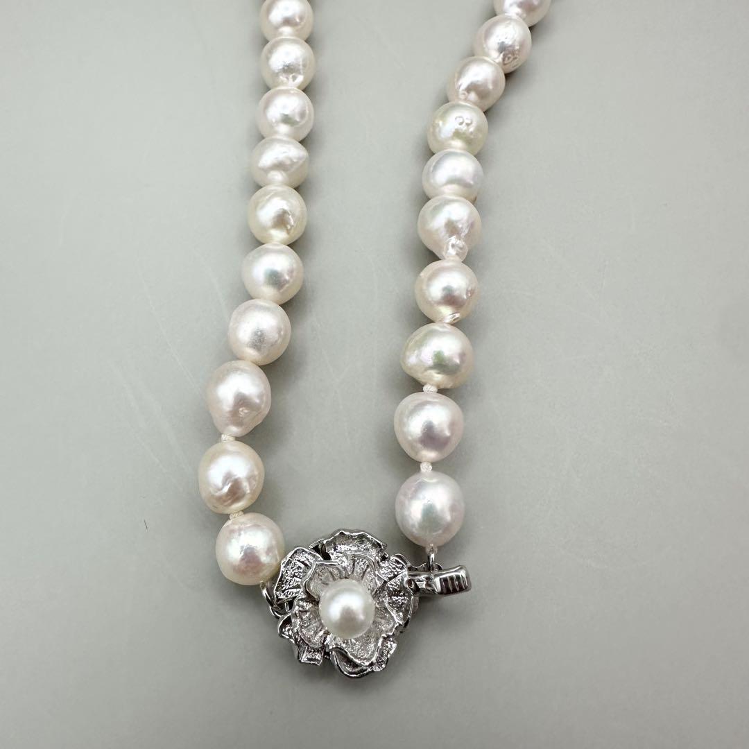 極美品】本真珠 パール ネックレス Silver 44cm 7.1~7.5mm by メルカリ 極美品】本真珠 パール ネックレス Silver 44cm 7.1~7.5mm by メルカリ