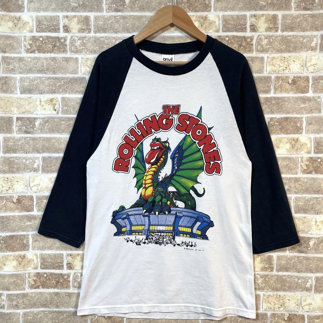 【復刻版】ローリング・ストーンズ ドラゴン Tシャツ 1981年 size:S