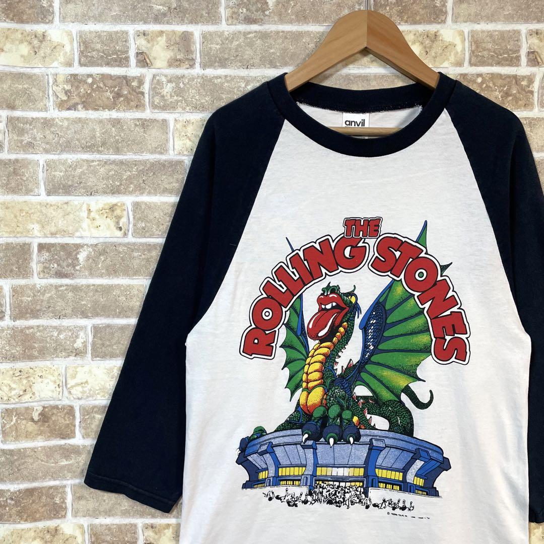 【復刻版】ローリング・ストーンズ ドラゴン Tシャツ 1981年 size:S