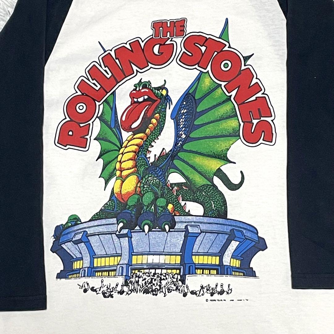 【復刻版】ローリング・ストーンズ ドラゴン Tシャツ 1981年 size:S