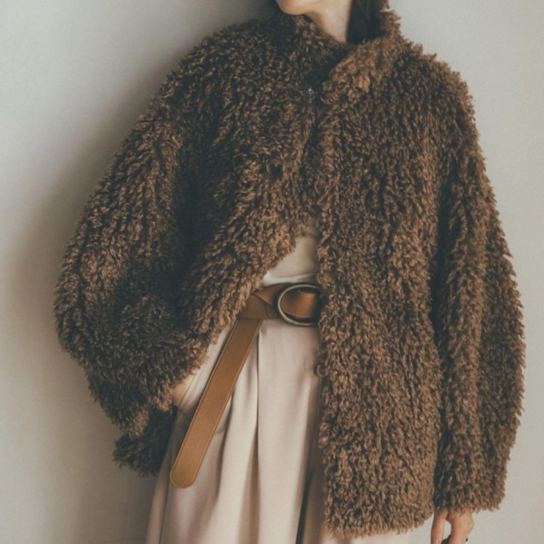極美品✨クラネ リバーシブルファーブルゾン ボア 2way  2020AW  M