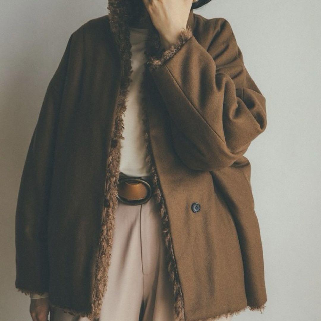 極美品✨クラネ リバーシブルファーブルゾン ボア 2way  2020AW  M